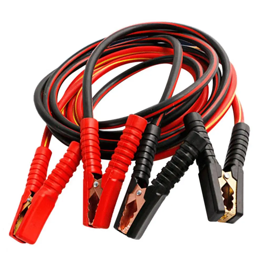 

1 pair Car Battery Cables 2.5M 1000 Booster Cable Emergency Ignition Start Wire for Car Terminals Jump Starter Leads Clip