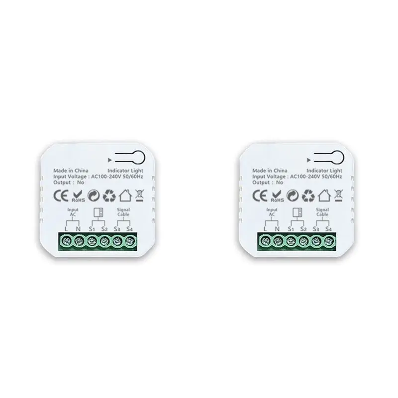 

2X контроллера для распашных и раздвижных ворот Tuya Smart Life Zigbee с сухим контактом и голосовым управлением для Alexa и Google