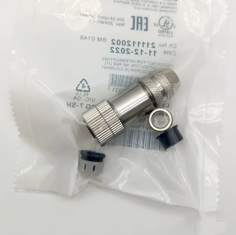 2 unidades SACC-M12FS-4PL SH 1424668    SACC-M12MS-4PL M 1424657