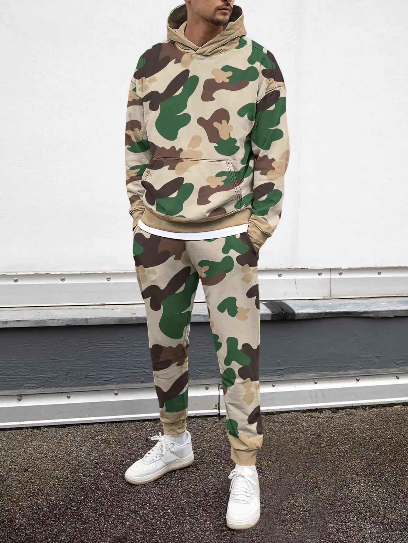 

Creative Art Design 3D Print Gradient Men Clothes Harajuku Style Tracksuit Hoodie Trouser 2Pc Sets 2025 Latest Casual Wear
