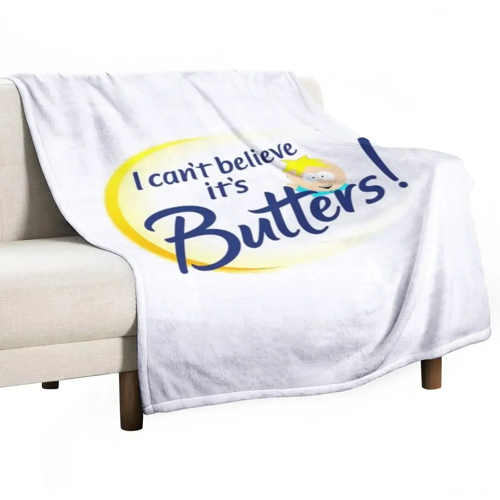 

I can't believe it's Butters! Throw Blanket Sofa Throw Multi-Purpose Tourist Blankets