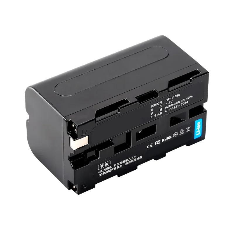 NP F750 Replacement Li ion Battery For Sony NP F750 NX5 TRV1 TRV3 200 3000 Camcorder Long Lasting Rechargeable Camera Battery