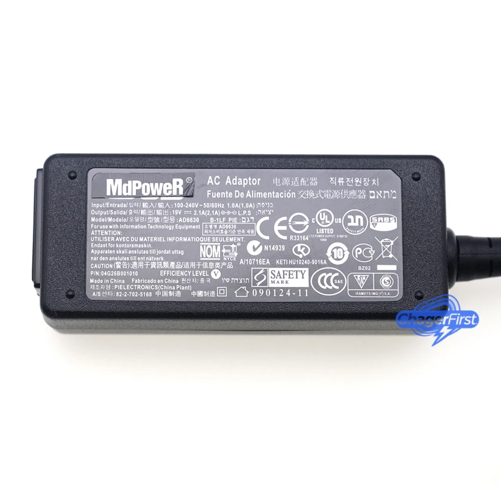 AD6630 19V 2.1A  For ASUS EeePC laptop AC adapter X101CH T101H 1005HA 1005PE 1201AC 1001HA 1001PX 2.5*0.7mm charger