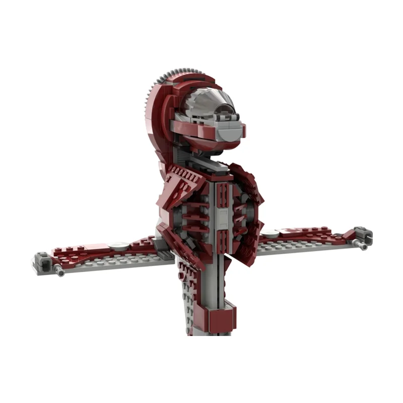 

Mark II Cosmic Starfighter Inspired Alternate Build MOC, Detailed Galactic Battle Spacecraft Model for Adult Collectors
