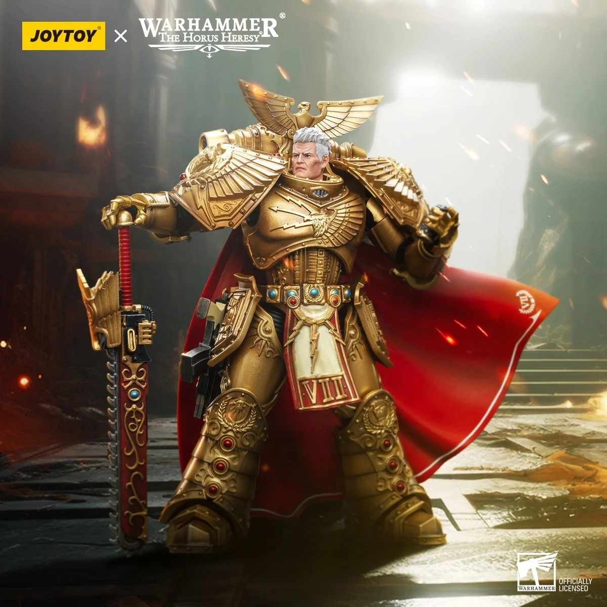 

JOY TOY Warhammer "The Horus Heresy" Imperial Fists Rogal Dorn, Primarch Of The Vllth Legion Action Figures Doll Collection