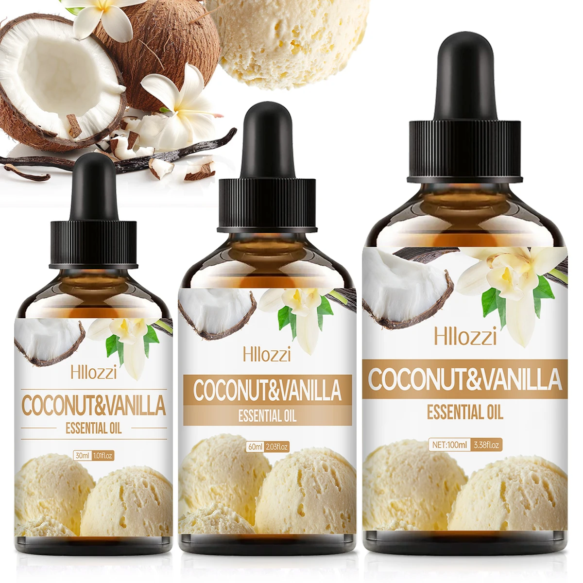 

Coconut Vanilla Essential Oil is a rich and versatile essential oil that can also be used in essential oil diffusers and DIY