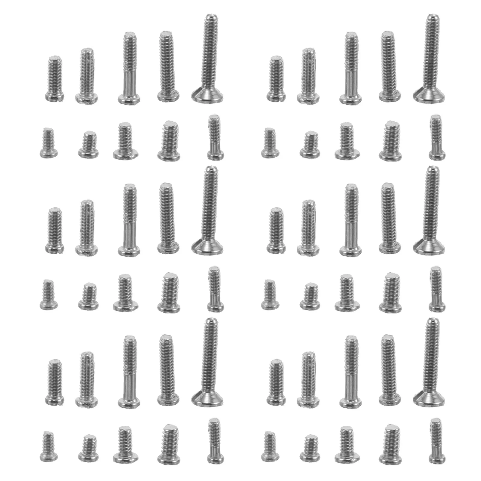 

1Set Watch Screws Stainless Steel Precision Flat Head Screw Assortment for Band Case Back Movement Bracelet Link Repair