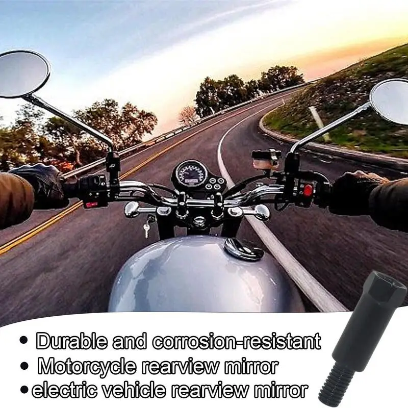 Motorcycle Mirror Adapter Right Left Hand Thread Screw 8mm Screw Diameter Converter Rearview Mirrors Thread For Motorcycle