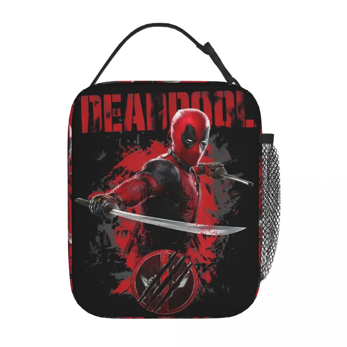 Deadpool & Wolverine Movie D&W Merch Insulated Lunch Tote Bag For Outdoor Superhero Comic Box Portable Thermal Cooler Lunch Box