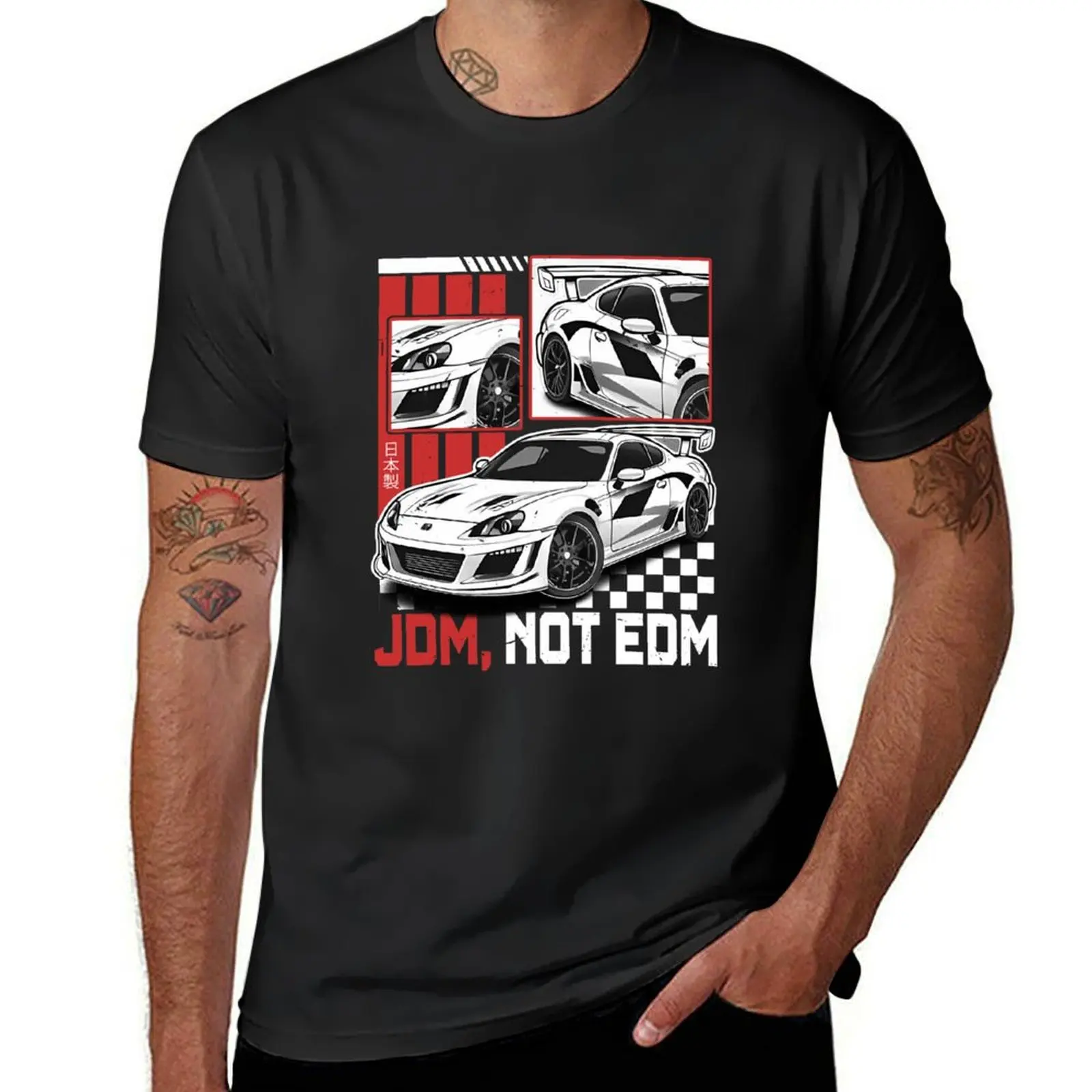 JDM Car Japanese Retro Car Racing Drifting Legend Tuning Gift T-Shirt plus size tops sports fans quick-drying t shirts for men