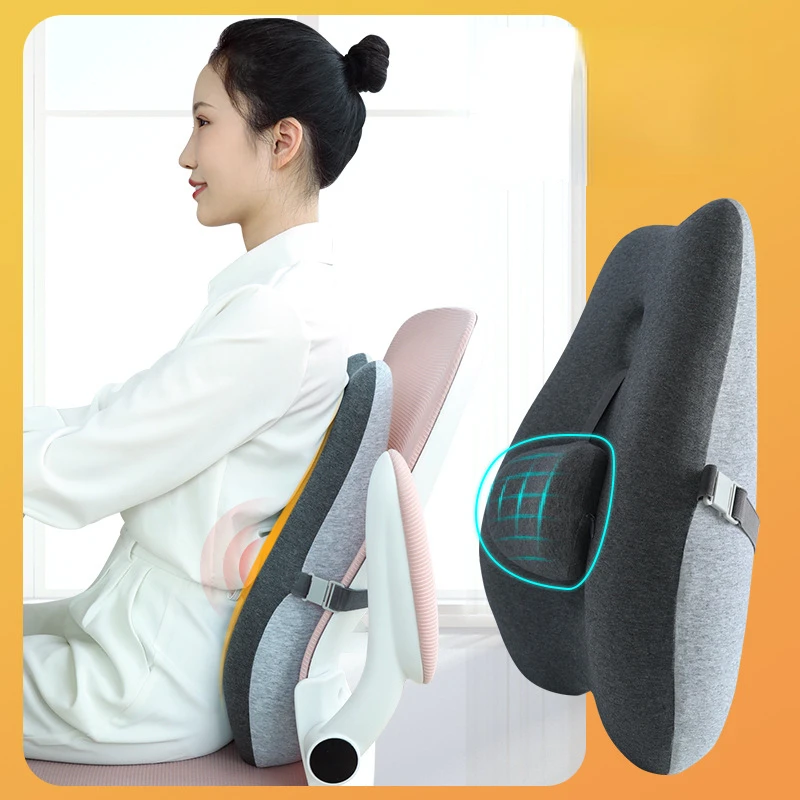 Waist Pillow Office Seat Back Memory Cotton Can Be Adjusted To Not Collapse Back Pillow Support Cushion