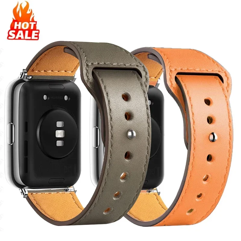 الأشرطة لساعة Huawei Watch Fit 2 Smartwatch الفرقة استبدال الرياضة معصمه الرجعية حلقة سوار Fit2 الجلود حزام الساعات الملحقات #3