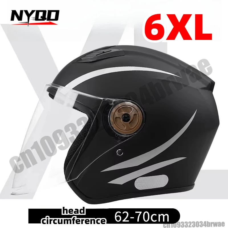 

Мотошлем для мужчин 6XL, всесезонный, с защитой от солнца, для обхват головы до 70 см, теплый, безопасный