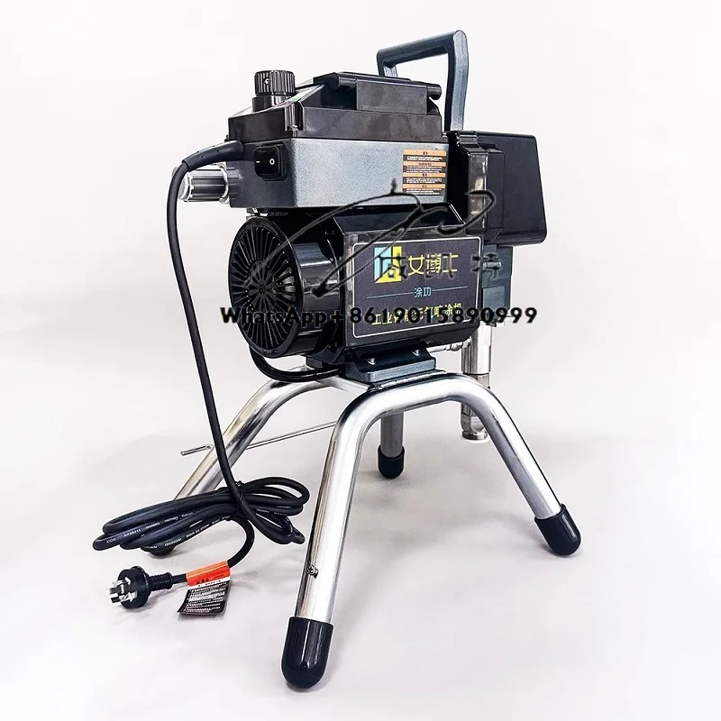 NBS-930S آلة رش ذكية صامتة عالية الضغط بدون هواء، معدات رش طلاء اللاتكس