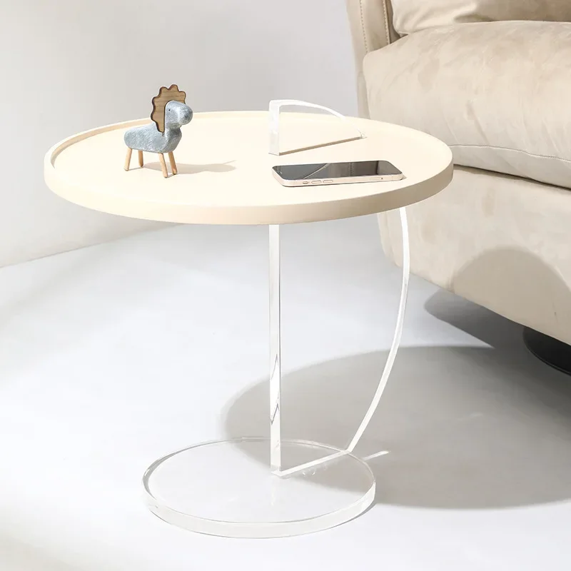 acrylic edge few, cream wind transparent edge few, table Nordic mini, small apartment medieval sofa, sailing coffee table