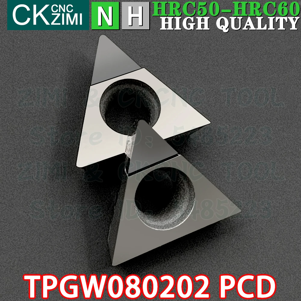 TPGW080202 PCD TPGW 080202 PCD Insertos PCD Insertos de diamante para torneamento Ferramentas TPGW TPGW080202 PCD TPGT 0802 PCD CNC mecânica Ferramentas de corte de metal para cobre alumínio