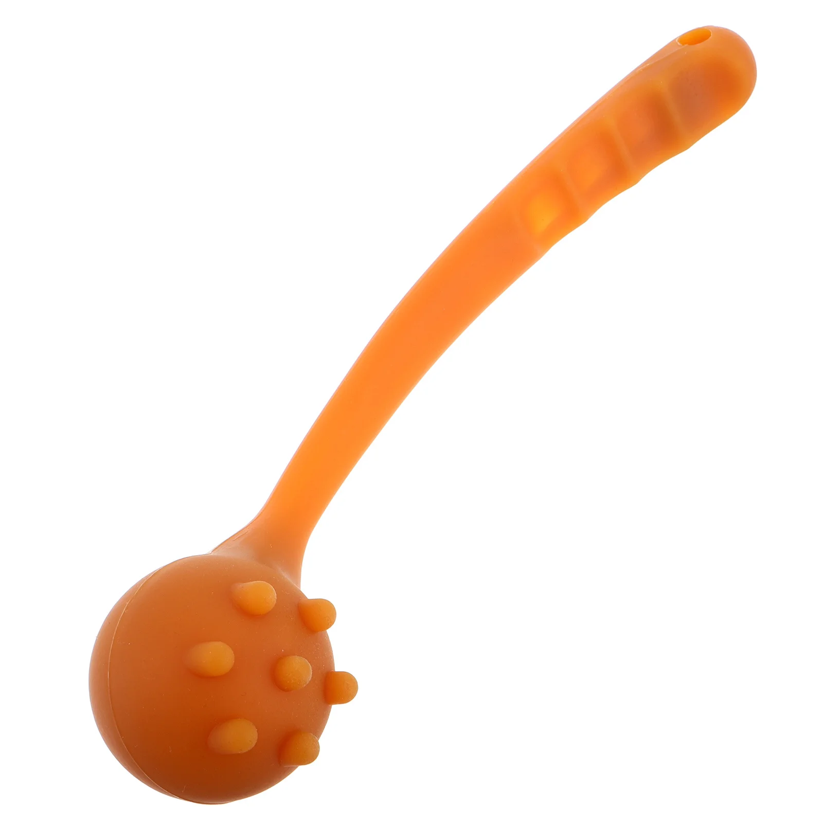 

Manual Massage Hammer Silicone Handheld Massager Ergonomic Handle for Back Neck Shoulder Meridian Tapping Percussion Massage