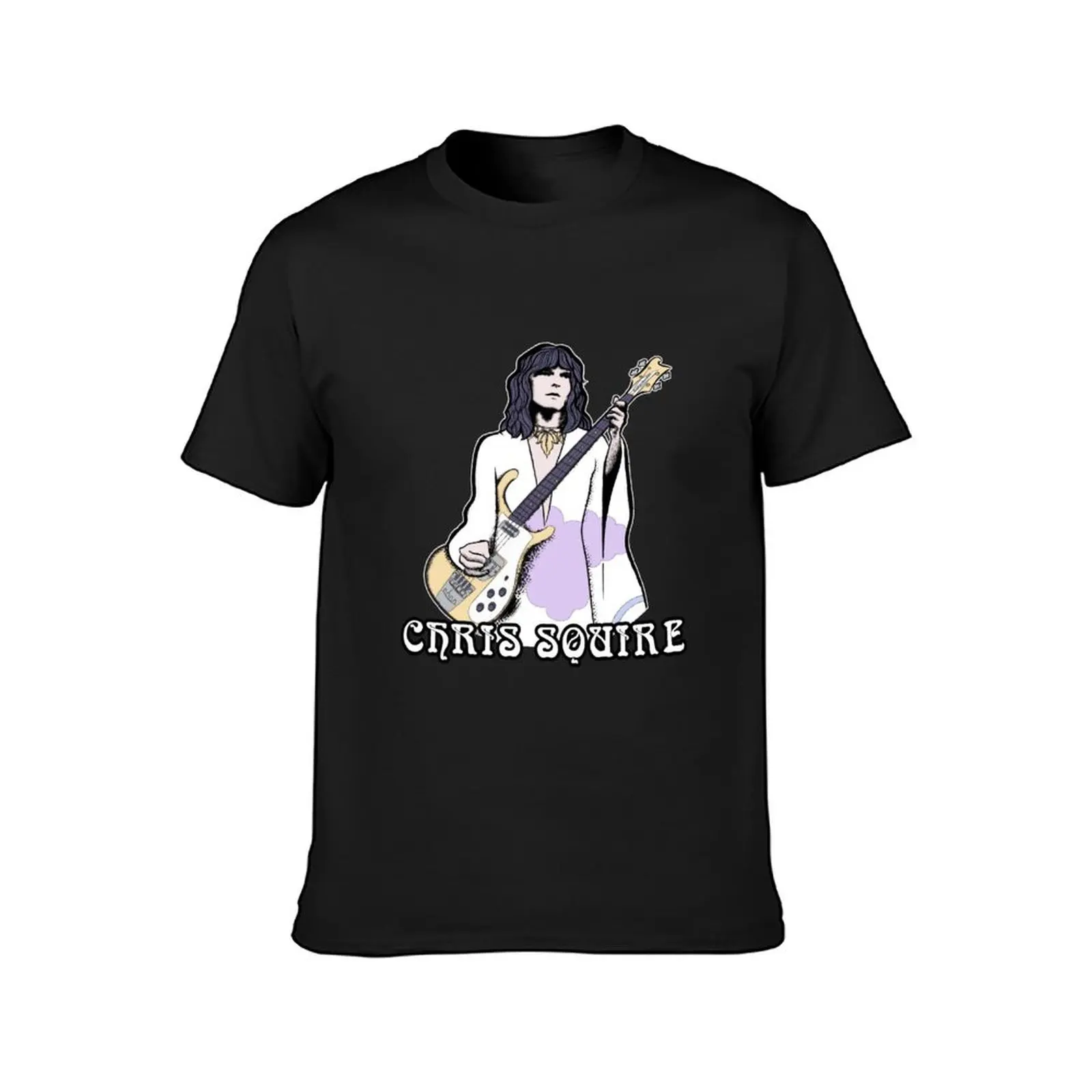 Chris Squire T-Shirt hippie clothes anime clothes boys whites plain t shirts men