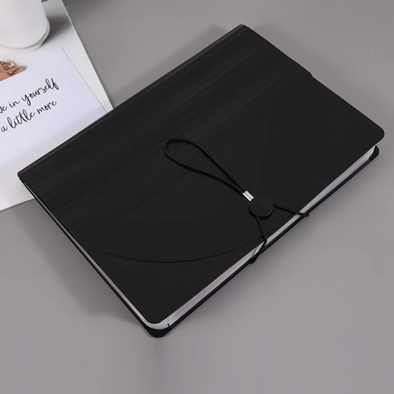 Expanding File Folder 24 Pockets Portable Rainbow A4 File Organiser Self Standing Accordion Document Filing Box