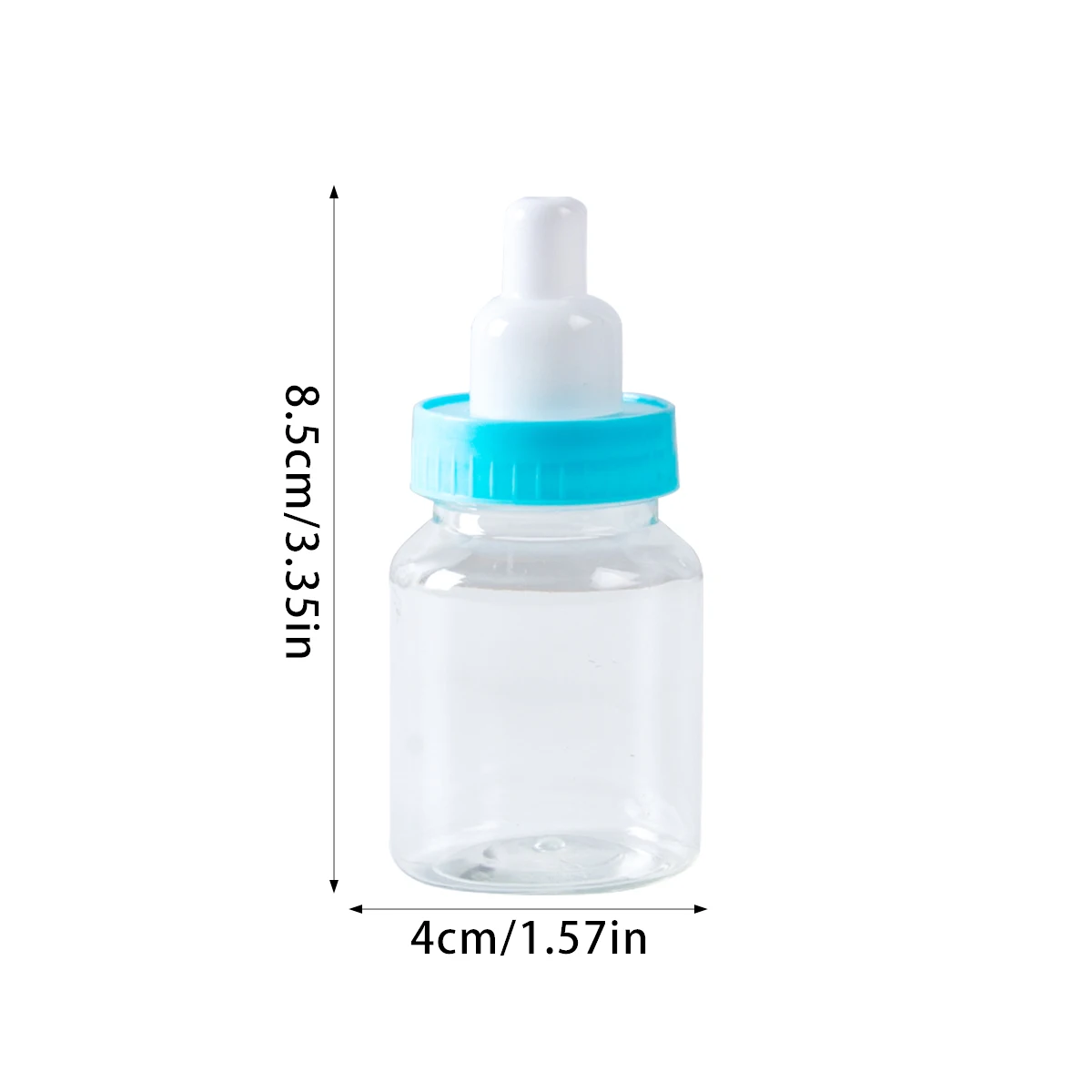 Baby Shower Blue Pink Mini Milk Bottle Candy Box Baby Boy Girl Newborn Party Favor Gift Boxes Gender Reveal Birthday Party Decor