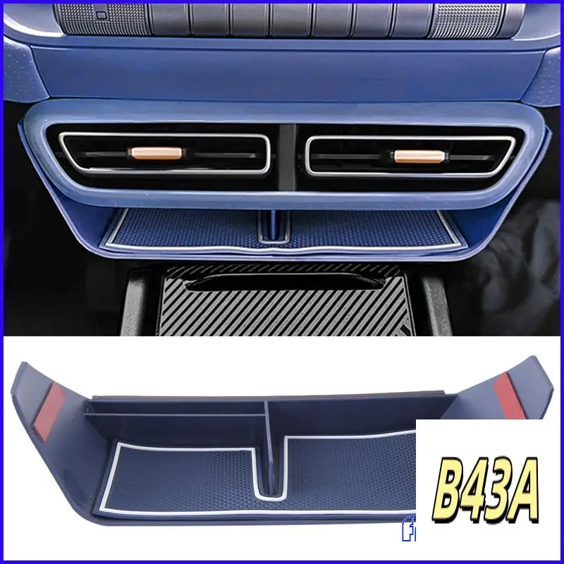 

Sp-Blue Car Below Center Control Storage Box Air Conditioning Vent Organizer For BYD Dolphin Mini/For BYD Seagull