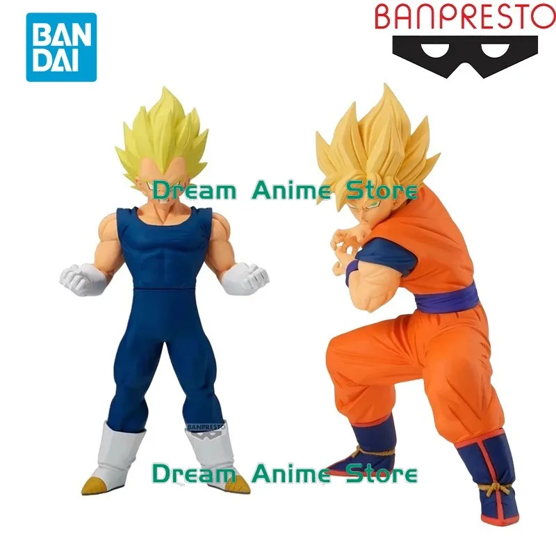 Bandai Original Dragon Ball Z Anime Figure Grandista Son Goku Vegeta IV Super Saiyan Action Figure Toys for Kids Gift