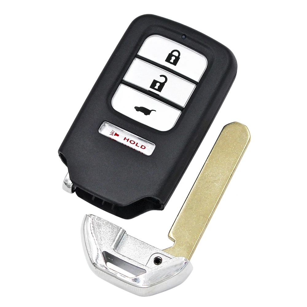 3+1/4 Button Smart Remote Key Fob FSK 313.8MHz 47 Chip for Honda HR-V Fit 2016 2017 2018 2019 SUV FCC ID: KR5V1X A2C83161800