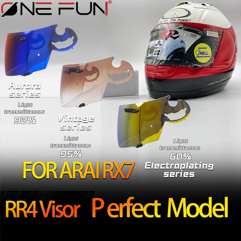 for ARAI RX7 RR4 Helmet Visor Astro-Tr Quantum Vector Condor Viper Astral Omni FNR Lens Case Full Face Mask Glasses Shield