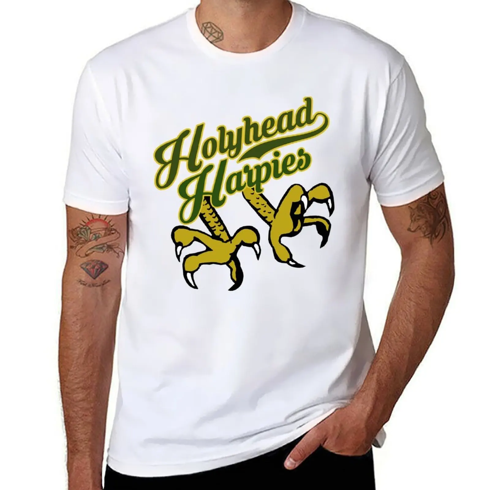 

Holyhead Harpies T-Shirt man t shirts graphic man t shirt cotton high quality T-Shirt