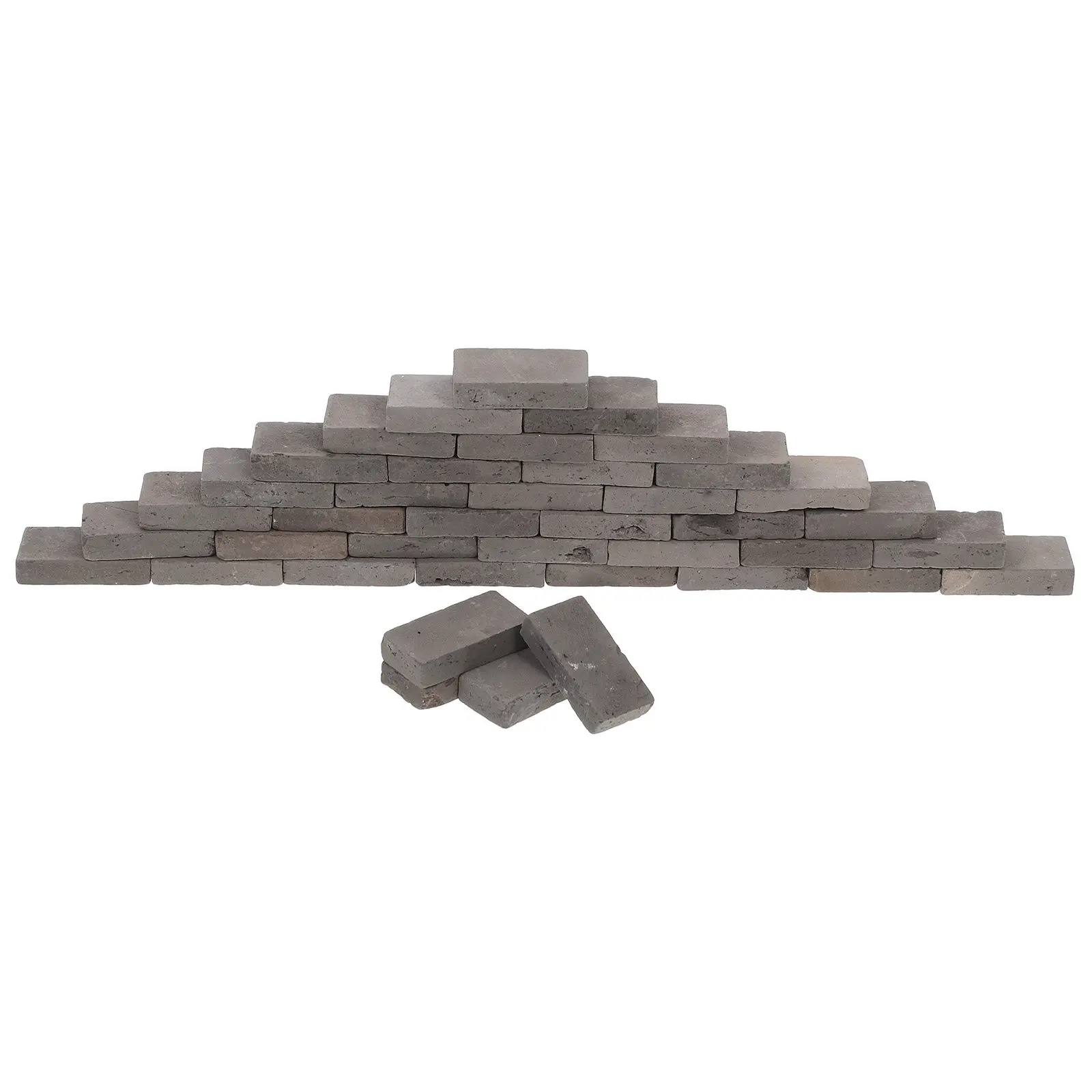 

40pcs Mini Bricks Realistic Tiny Clay Bricks For Crafts Diy Fake Building Blocks Dollhouse Miniature Brick Sets Sand Table