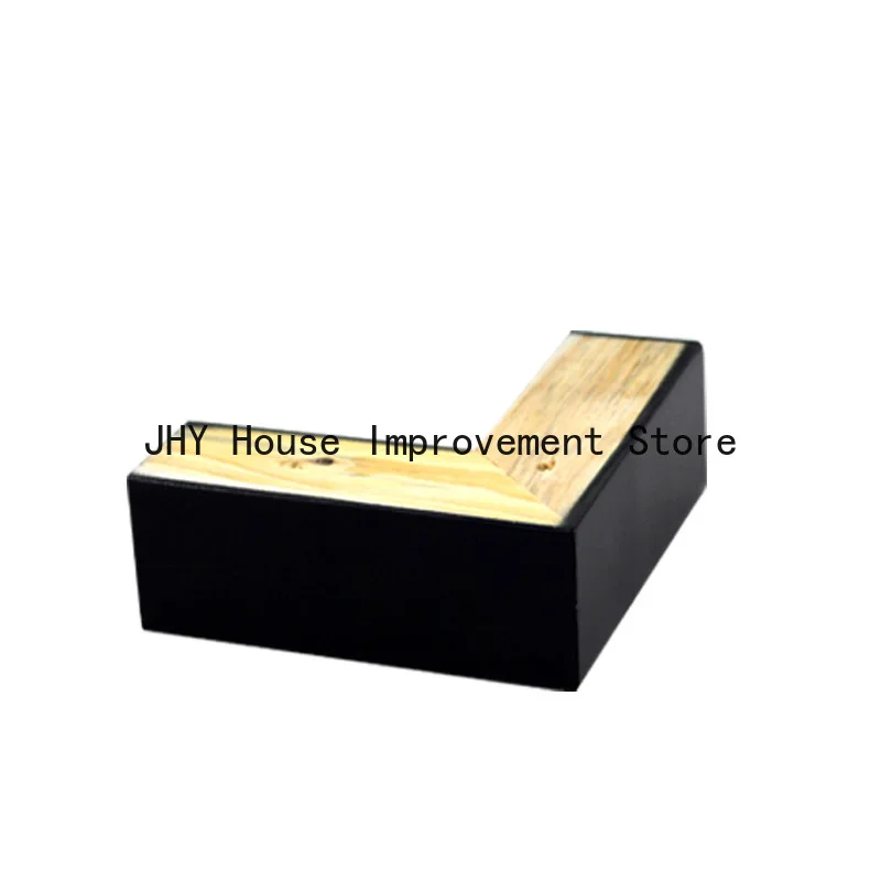 Solid Wood Legs for Furniture, L-Shaped Bed Risers, Furniture Legs for Sofa Couch Dresser Cabinet Table