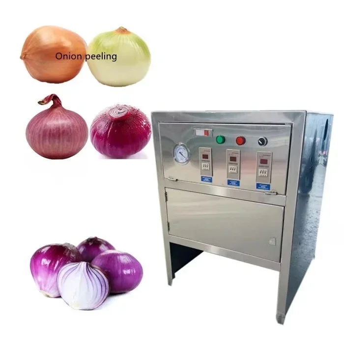 Automatic Commercial Garlic Peeling Machine Organic Garlic Processor 95% Peel Rate Industrial Garlic Skin