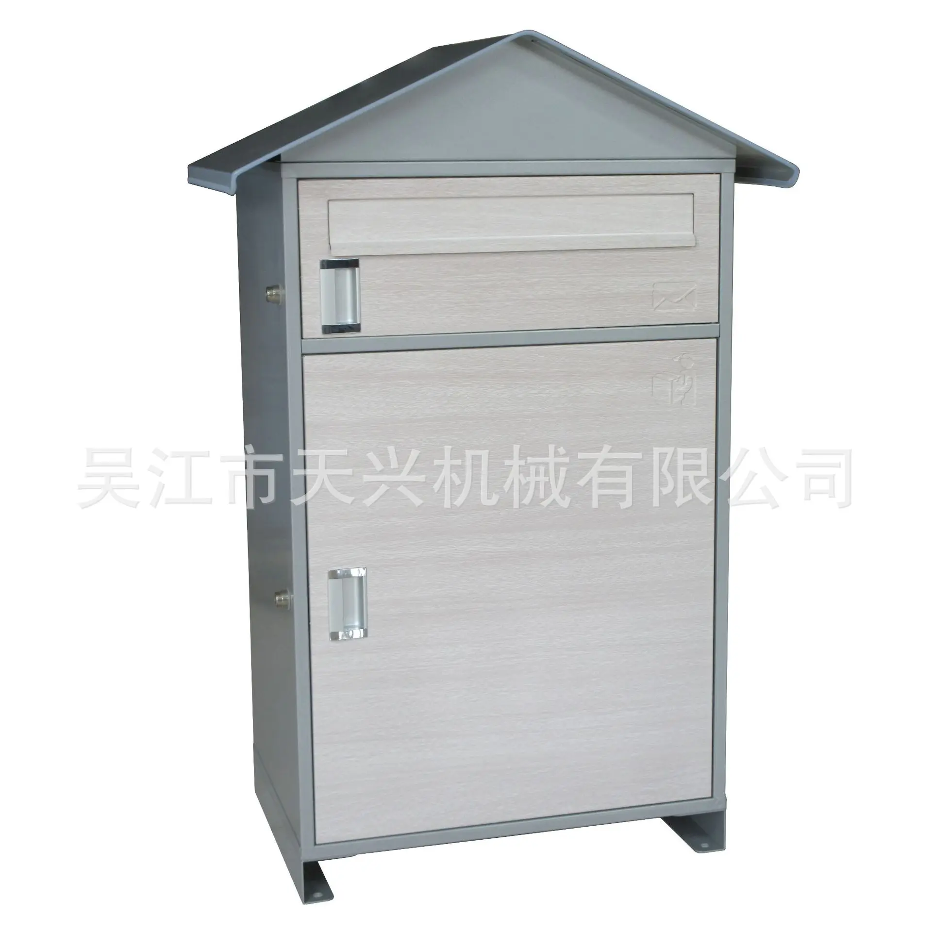 

коробка для посылки, экспресс-шкаф, общество виллы, частная уличная защита от дождя и солнца TX009PB-7, светлое зерно дерева