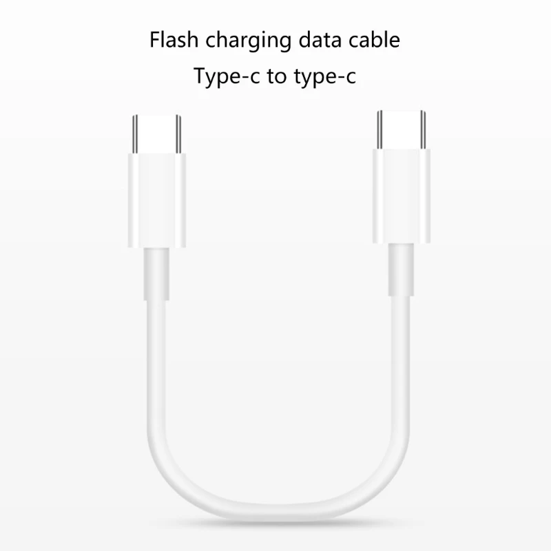 Câble court K1AA Type C, rapide 60W USB C vers USB C, ligne données 480Mbps