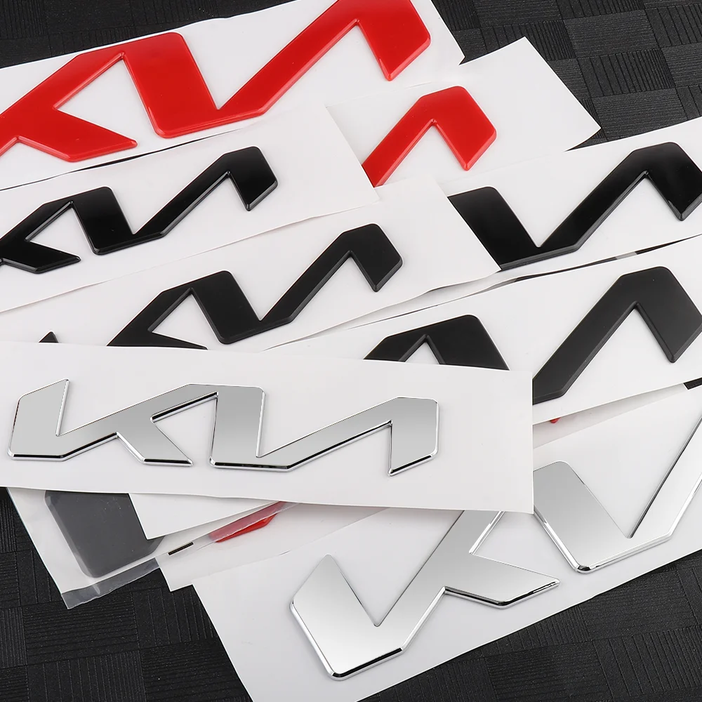Emblema 3D ABS para Capô de Carro, Adesivos Decorativos para KIA K5 K9 Sorento Ceed Sportage Carnival Stinger Forte Niro