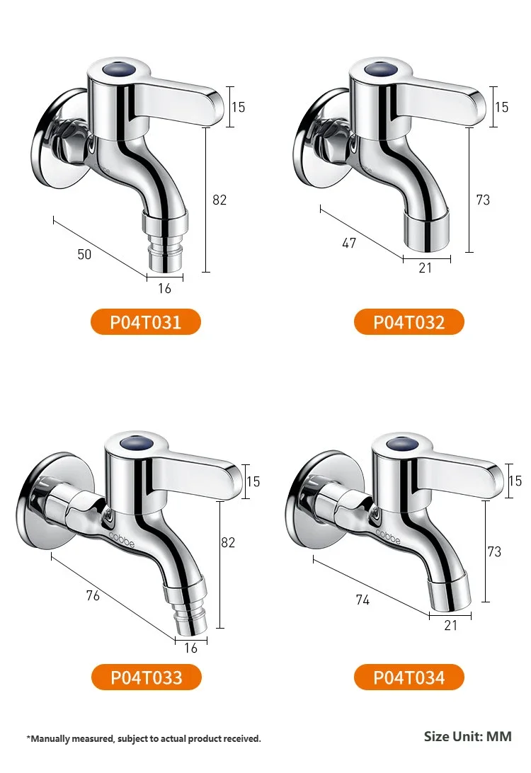 Waschmaschinen-Wasserhahn aus massivem Messing, verdickter explosionsgeschützter Wandhahn, G1/2-Einlass, auslaufsicherer Haushalts-Waschmaschinenhahn – Detail 9