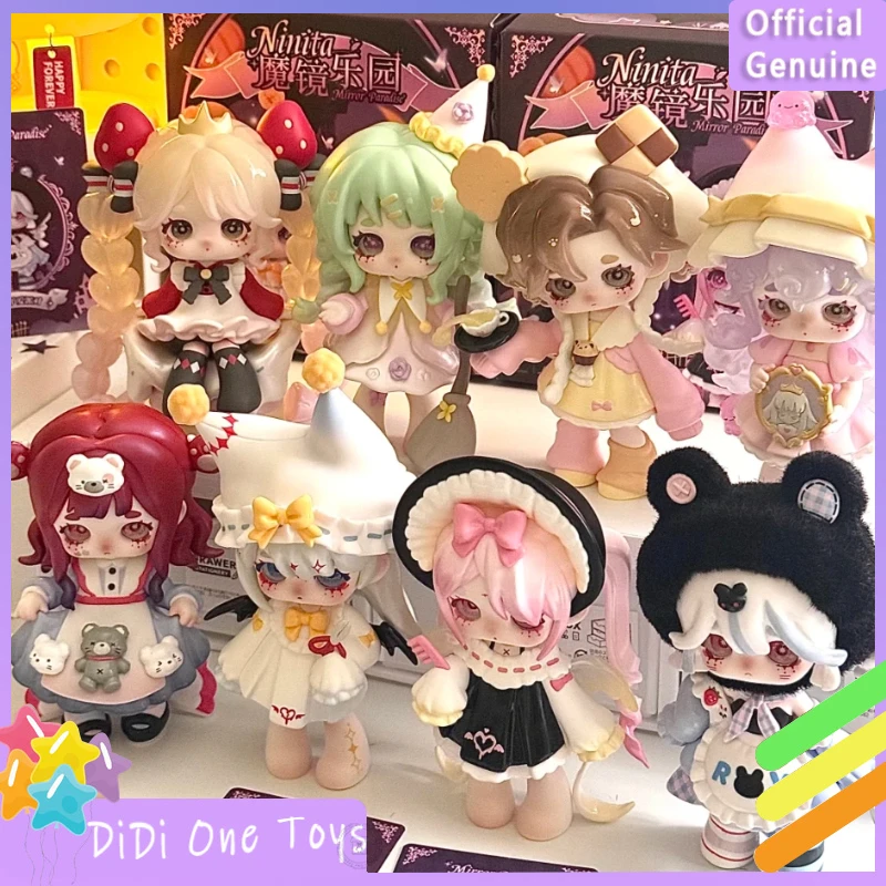 

Новая оригинальная слепая коробка Ninita Mirror Paradise Series, милая фигурка, коллекция кукол, украшение для рабочего стола, модный тренд, подарок для девочки