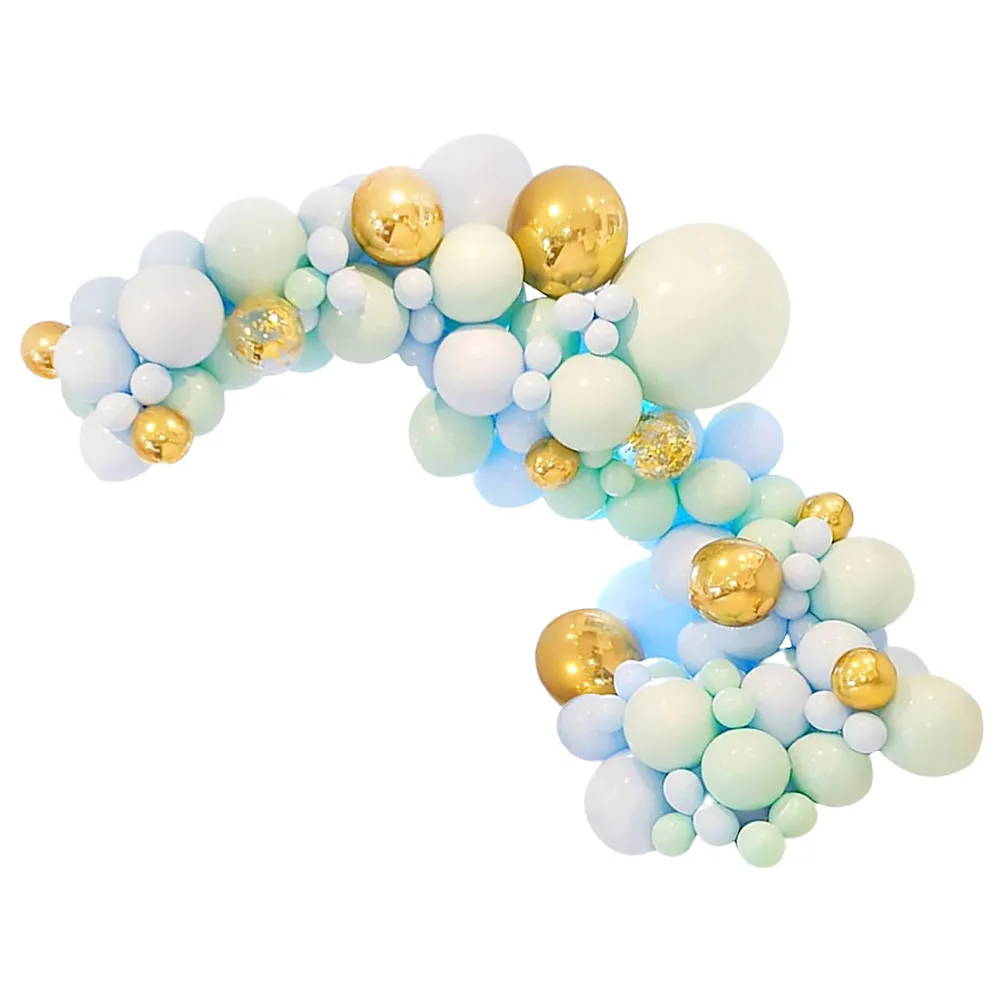 

126pcs Balloon Chain Set Colorful Party Air Balloons Inflatable Decorations Blue Latex Wedding New Year Photo Props