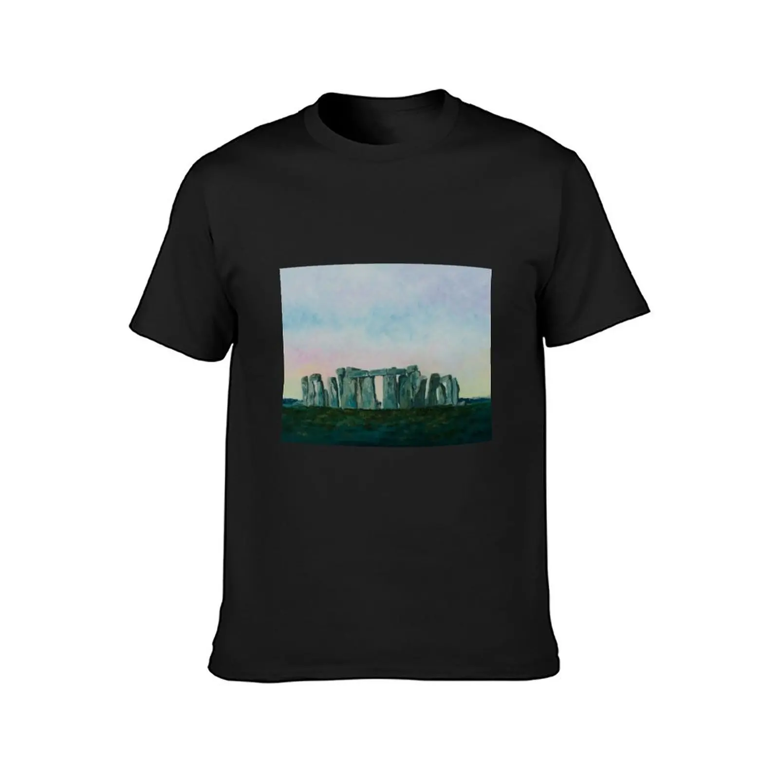 Stonehenge T-Shirt summer tops customizeds oversized mens funny t shirts