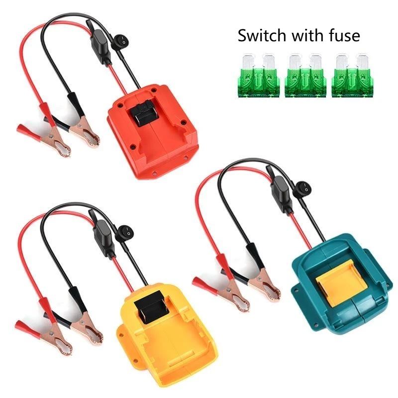Suitable for Makitar Makita Dewei Miwachi 18V power tool lithium battery converter battery clip crocodile clip