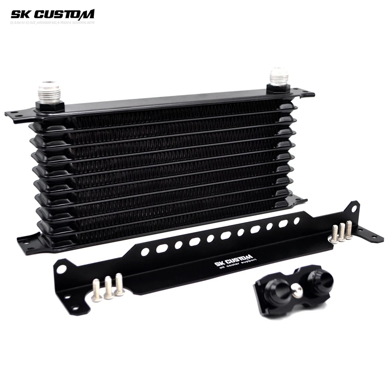 SK CUSTOM Engine Oil Cooling kit For BMW E36 E46 E82 E9X 135 335 E46 M3 E90 E92 Oil Radiator kit Modification Oil Cooler Adapter