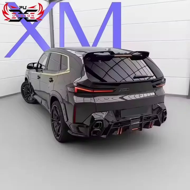 أقواس درابزين من ألياف الكربون الجافة لمجموعة هيكل العجلة BMW XM G09 LD Style