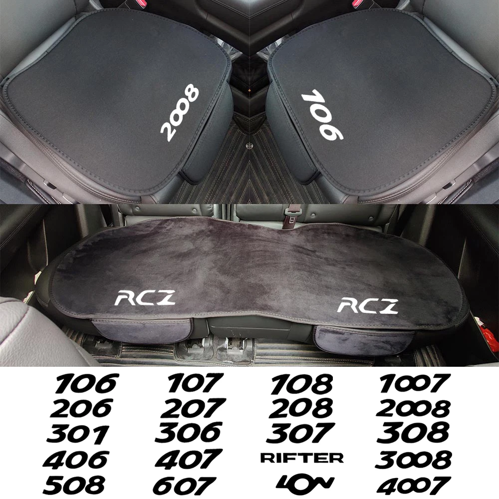 Car Full Seat Pad Cover Cushion FOR Peugeot RIFTER 106 108 406 206 208 301 306 307 308 508 2008 3008 4008 5008 GTI Accessories