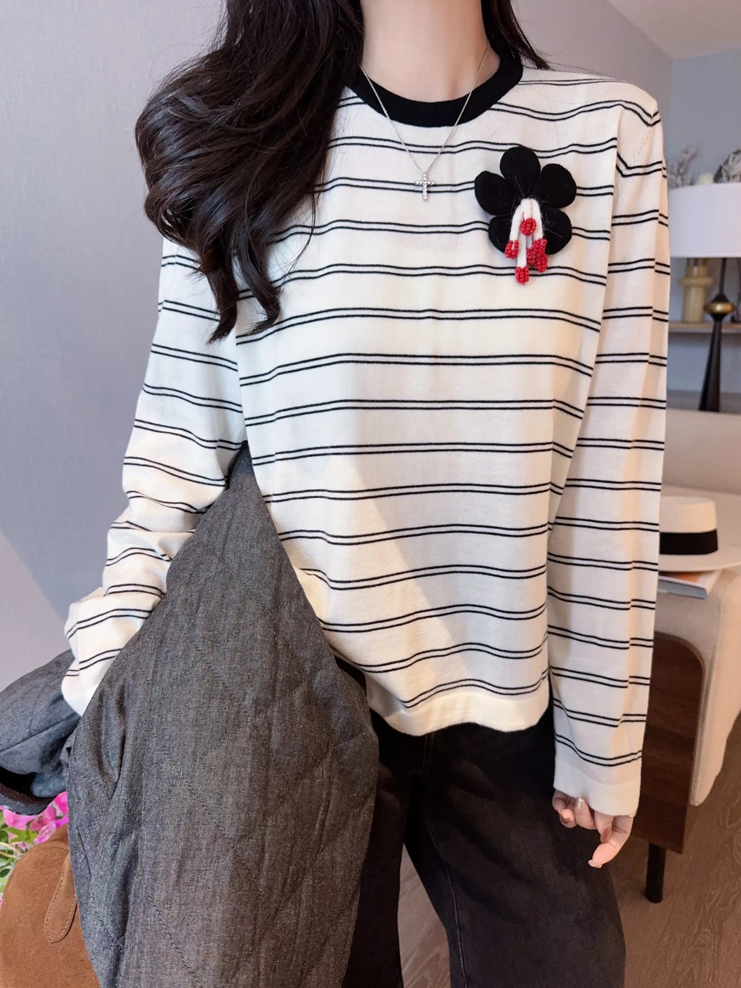 Casual Wool Stripe …