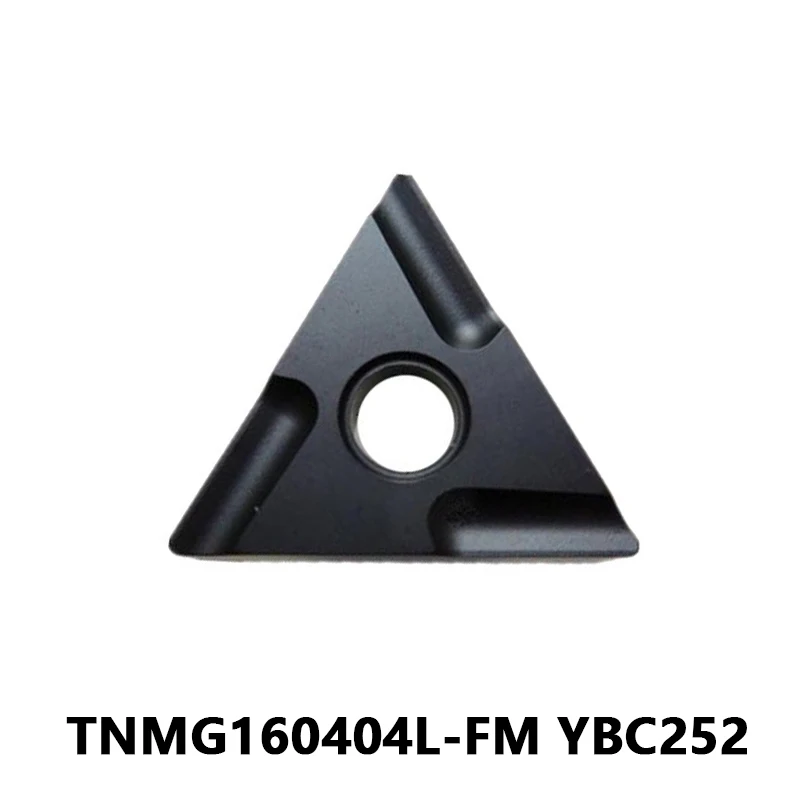 

Originl TNMG TNMG160404L TNMG160404L-FM YBC252 Turning Cutting Inserts External Turning Tool Machine CNC Metal Lathe Cutter