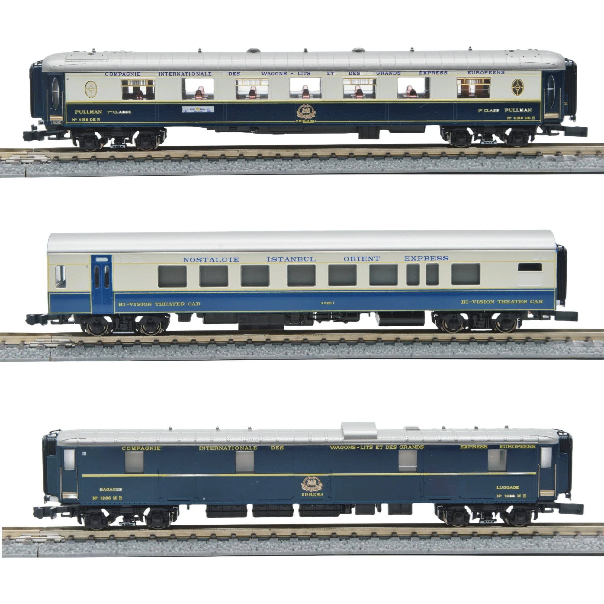 KATO N Scale 1/160 Train Model 10-561/62 Orient Express 1988 Japan Formation Full Set of 13 Train Model Toys Gift