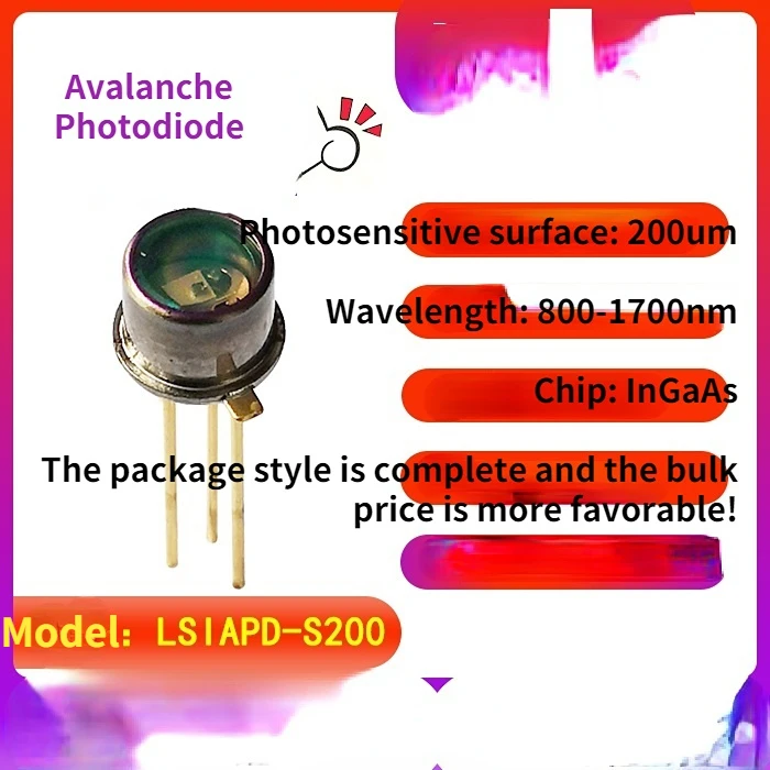 LSIAPD-S200 Light sensitive 800-1700nm 200um avalanche photodiode