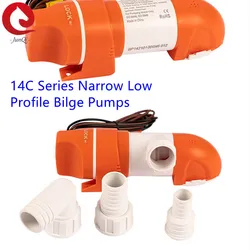 SEAFLO 14C Series Narrow Low Profile Bilge Pumps, 1100GPH/4160LPH  12V/24V Operated By Float Switch Boat Yacht Bilge Pump