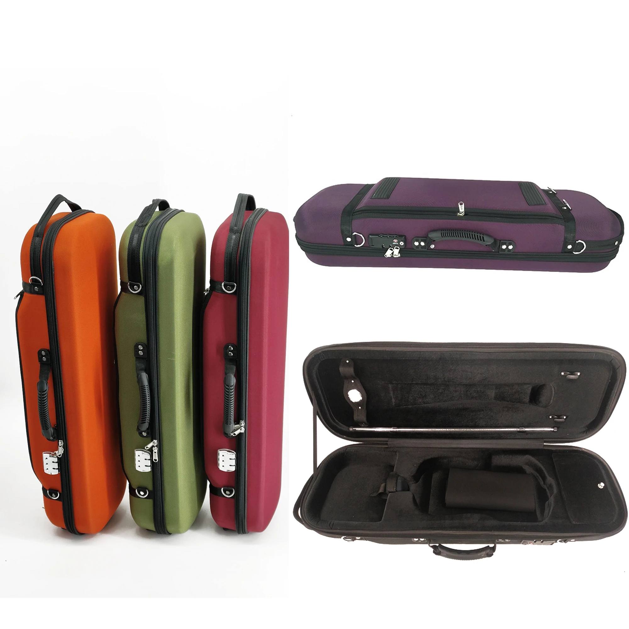 Professional Music Instruments Oblong  EVA Form Violin Case
