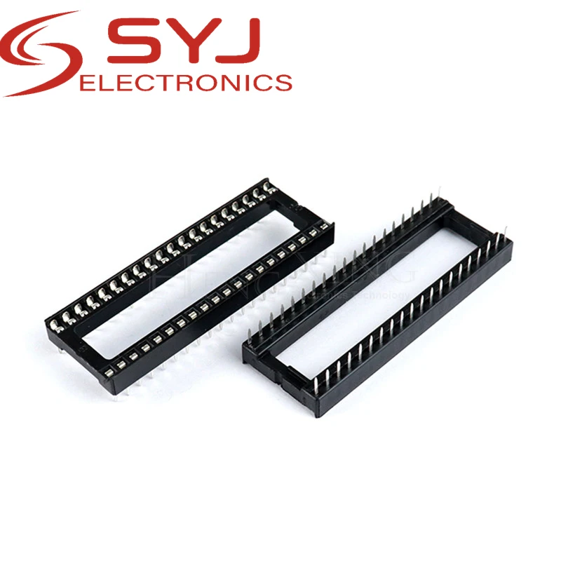 10PCS Sockets DIP6 DIP8 DIP14 DIP16 DIP18 DIP20 DIP28 DIP32 DIP40 pins Connector DIP Socket 6 8 14 16 18 20 24 28 32 40 pin